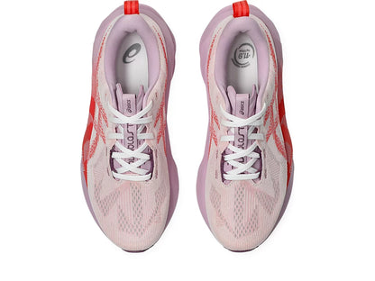 Asics Womens Novablast 5- White/Coral Reef (1012B765-101)