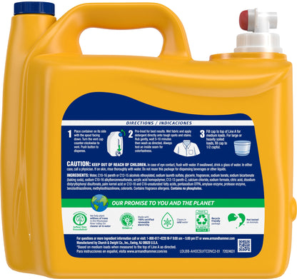 Arm & Hammer Fresh Burst Liquid Detergent - 138 FZ 2 Pack