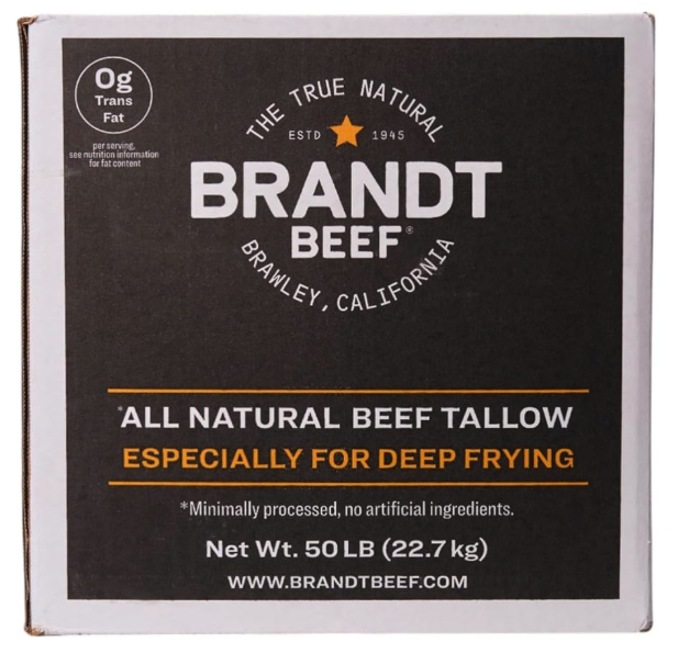 All Natural Pure Beef Tallow - 50 LB 1 Pack