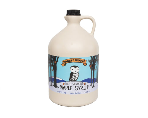 Barred Woods Maple Pure Vermont Maple Syrup - 1 GAL 4 Pack