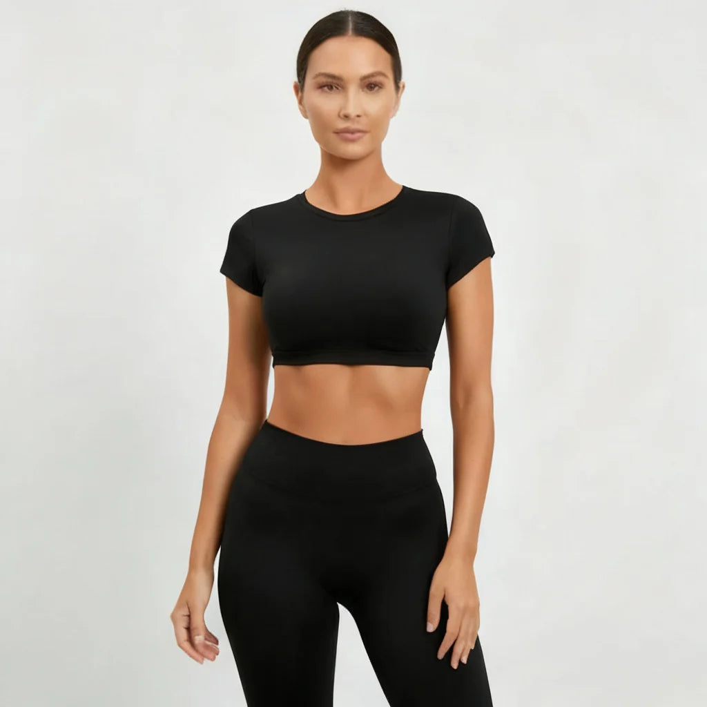 Breathable Workout Crop Top