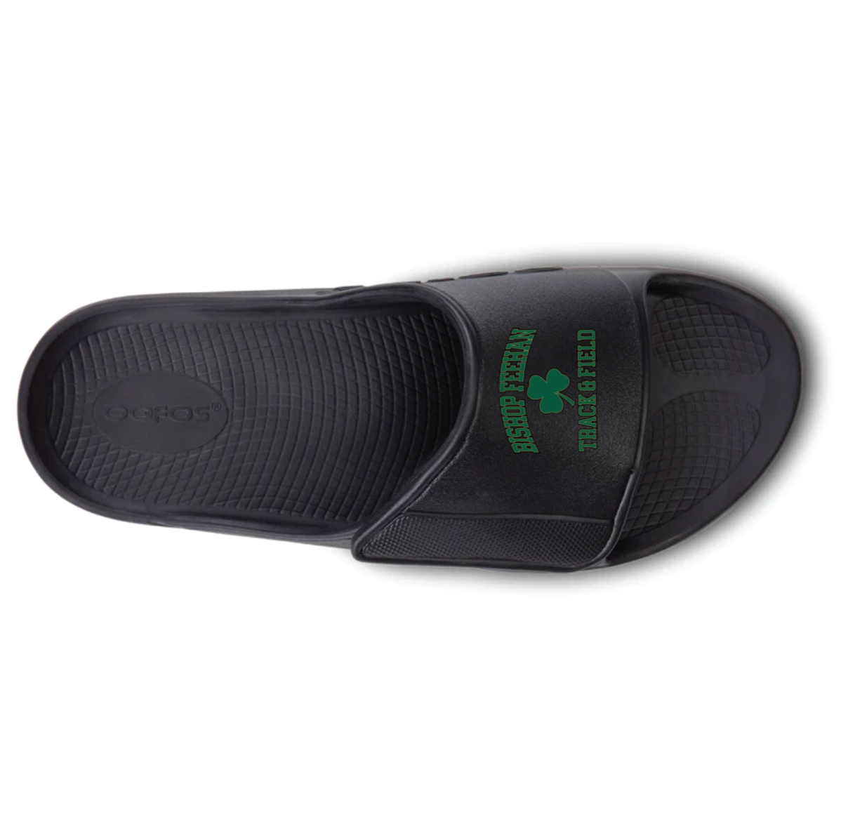 Bishop Feehan Track and Field Oofos OOahh Sport Flex Slide Sandals (1550)