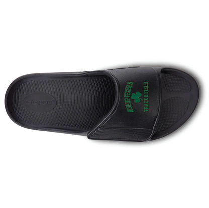 Bishop Feehan Track and Field Oofos OOahh Sport Flex Slide Sandals (1550)