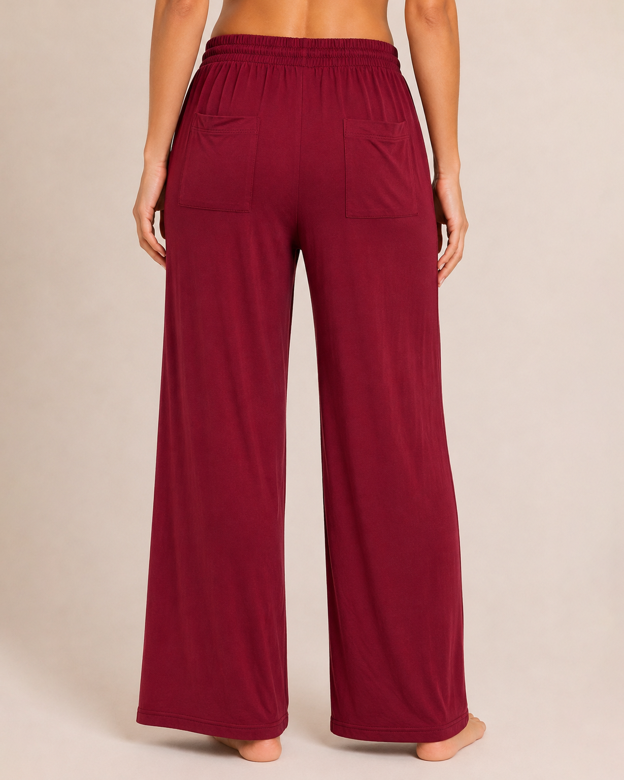 Dream Soft Pajama Bottoms in Cabernet