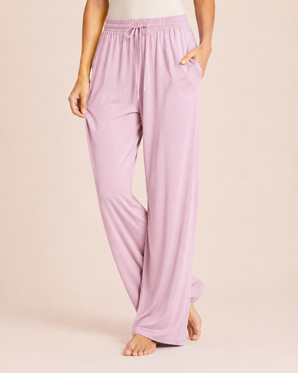 Dream Soft Pajama Bottoms in Mauve Mist