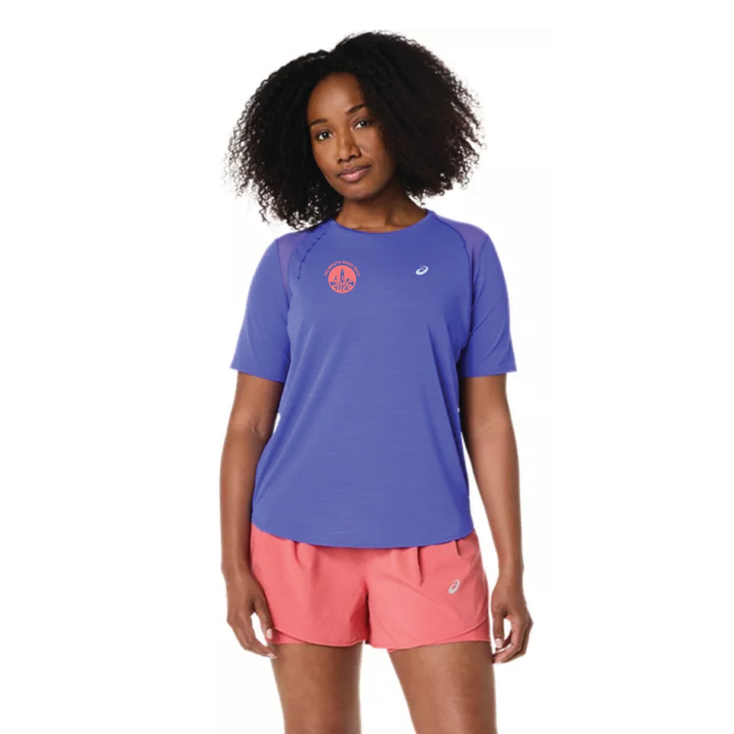 ASICS Falmouth Road Race 2026 - ASICS Women's Road SS Top Cobalt Burst (2012D371) (FRR26-17)