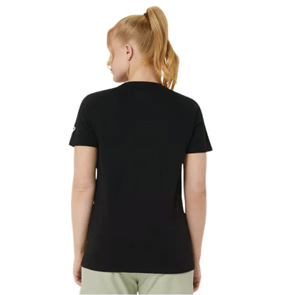 ASICS Falmouth Road Race 2026 - ASICS Women's PR Poly Cotton Short Sleeve Tee Black (2012D014) (FRR26-02)