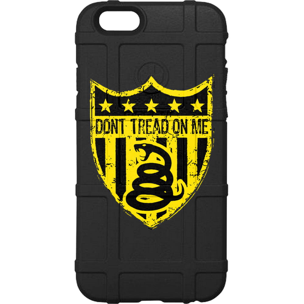 Don't Tread on Me Subdued Shield Custom Printed Case Design for Apple, Samsung, Google & Motorola Phone Models