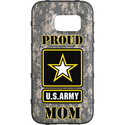 Proud U.S. Army Mom, Dad, Wife, Husband on ACU Custom Printed Case Design for Apple, Samsung, Google & Motorola Phone Models