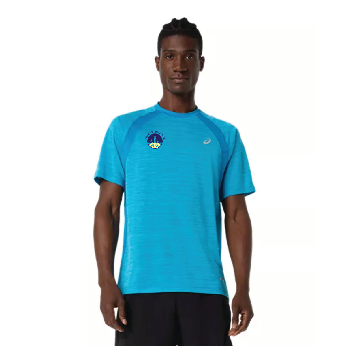 ASICS Falmouth Road Race 2026 - ASICS Men's Road SS Top Aegean Blue (2011D453) (FRR26-18 LC))