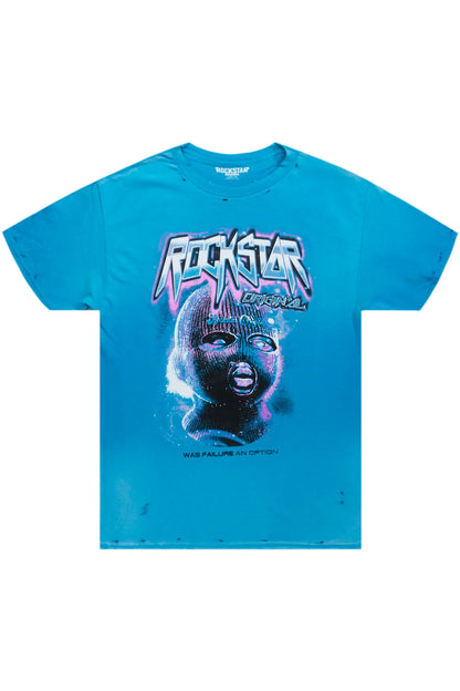 Baby Face Teal Oversized Tee