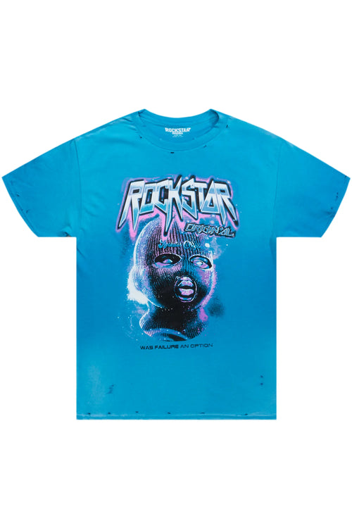 Baby Face Teal Oversized Tee