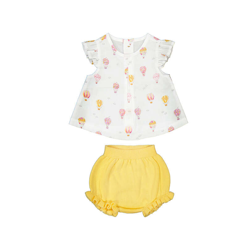 Hot-Air Balloons Blouse & Bloomer Set - Select Size