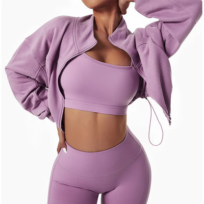 New Full Zip-up Workout Jacket