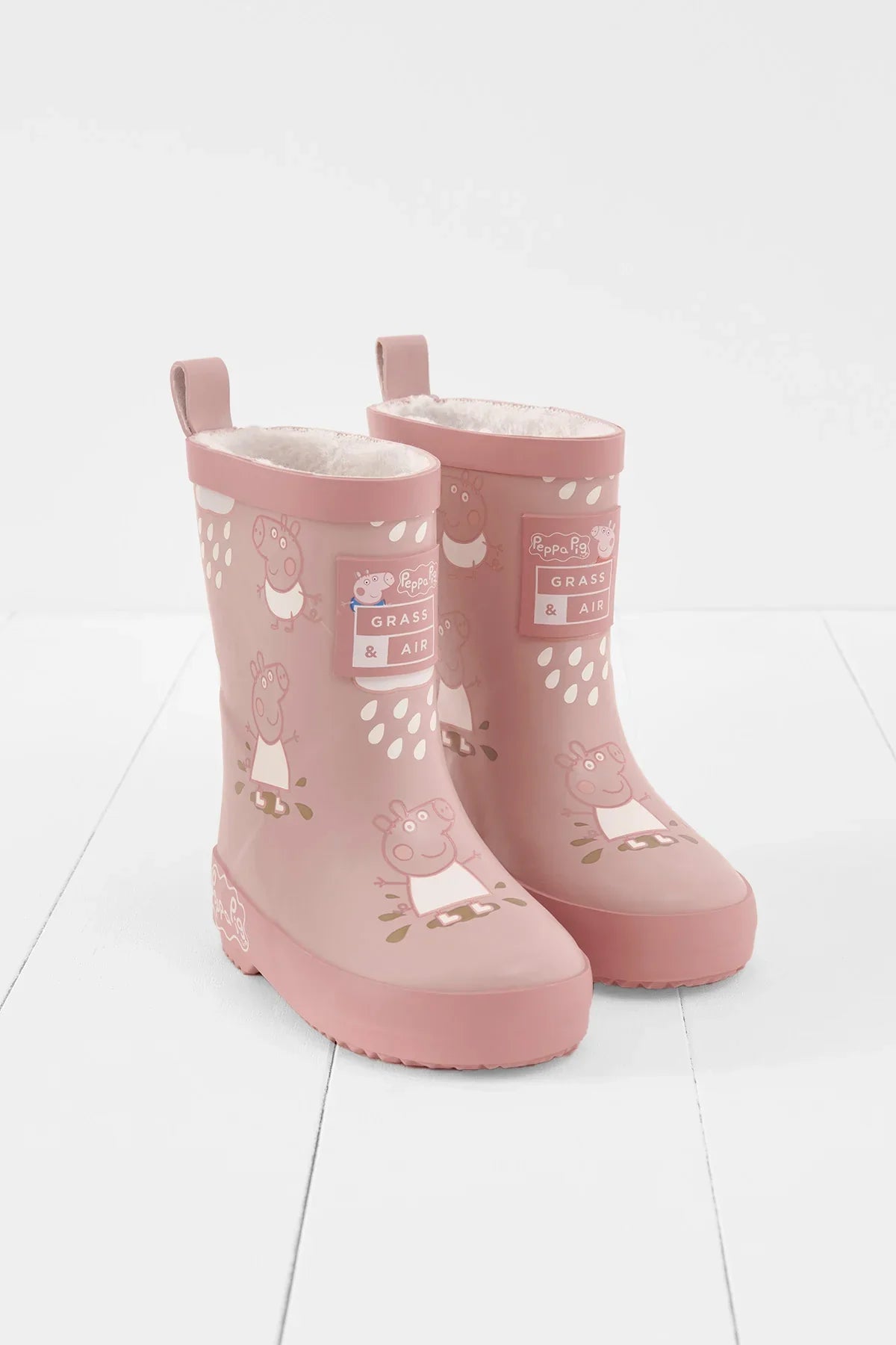 G&A x Peppa Pig Winter Wellies with Bag - Candyfloss Coral