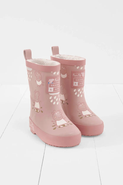 G&A x Peppa Pig Winter Wellies with Bag - Candyfloss Coral