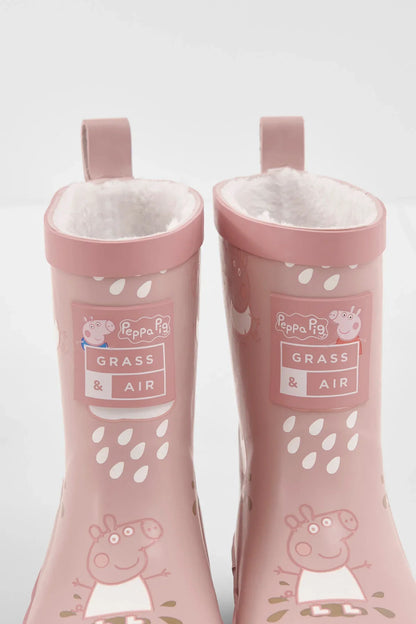 G&A x Peppa Pig Winter Wellies with Bag - Candyfloss Coral