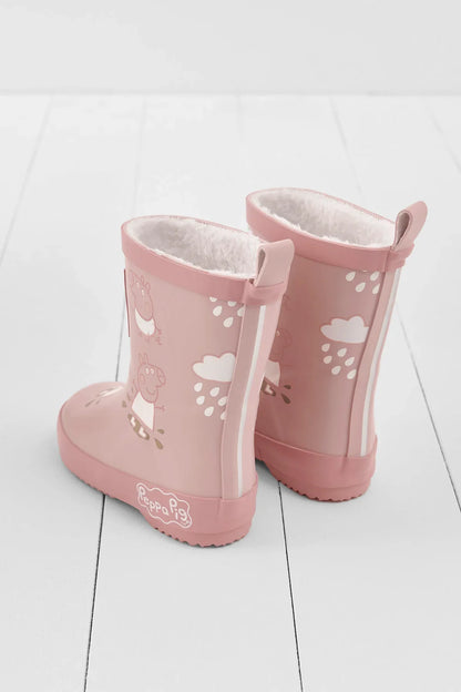 G&A x Peppa Pig Winter Wellies with Bag - Candyfloss Coral