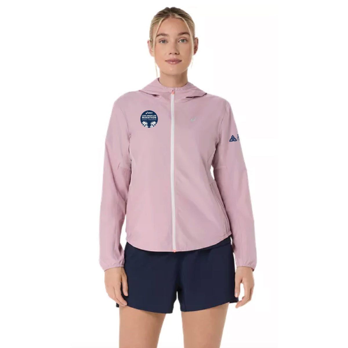 2026 ASICS Los Angeles Marathon FINISHER - ASICS Women's Silver Jacket Morganite (2012D148) (LA26-37)