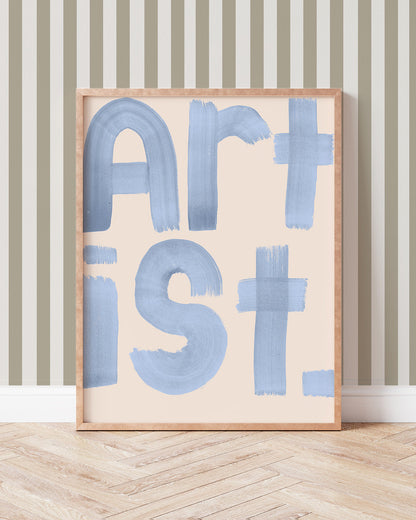 Artist' - Word Art Print
