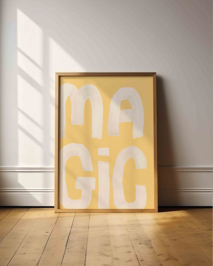 Magic' - Word Art Print