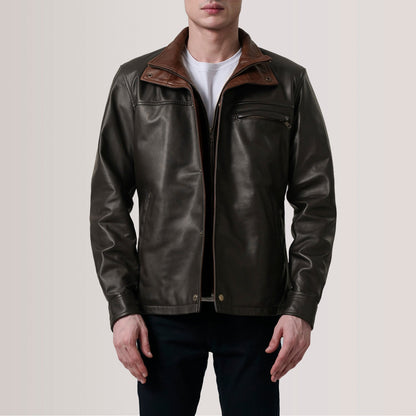 Sean Brown Leather Classic Jacket