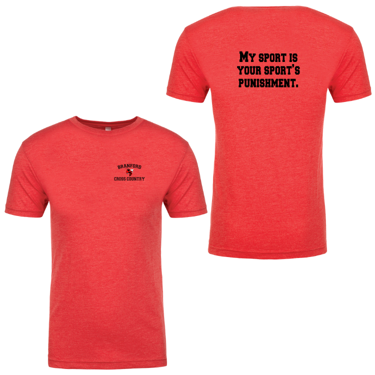 Branford Cross Country - Next Level Apparel Unisex Triblend T-Shirt (NL6010)