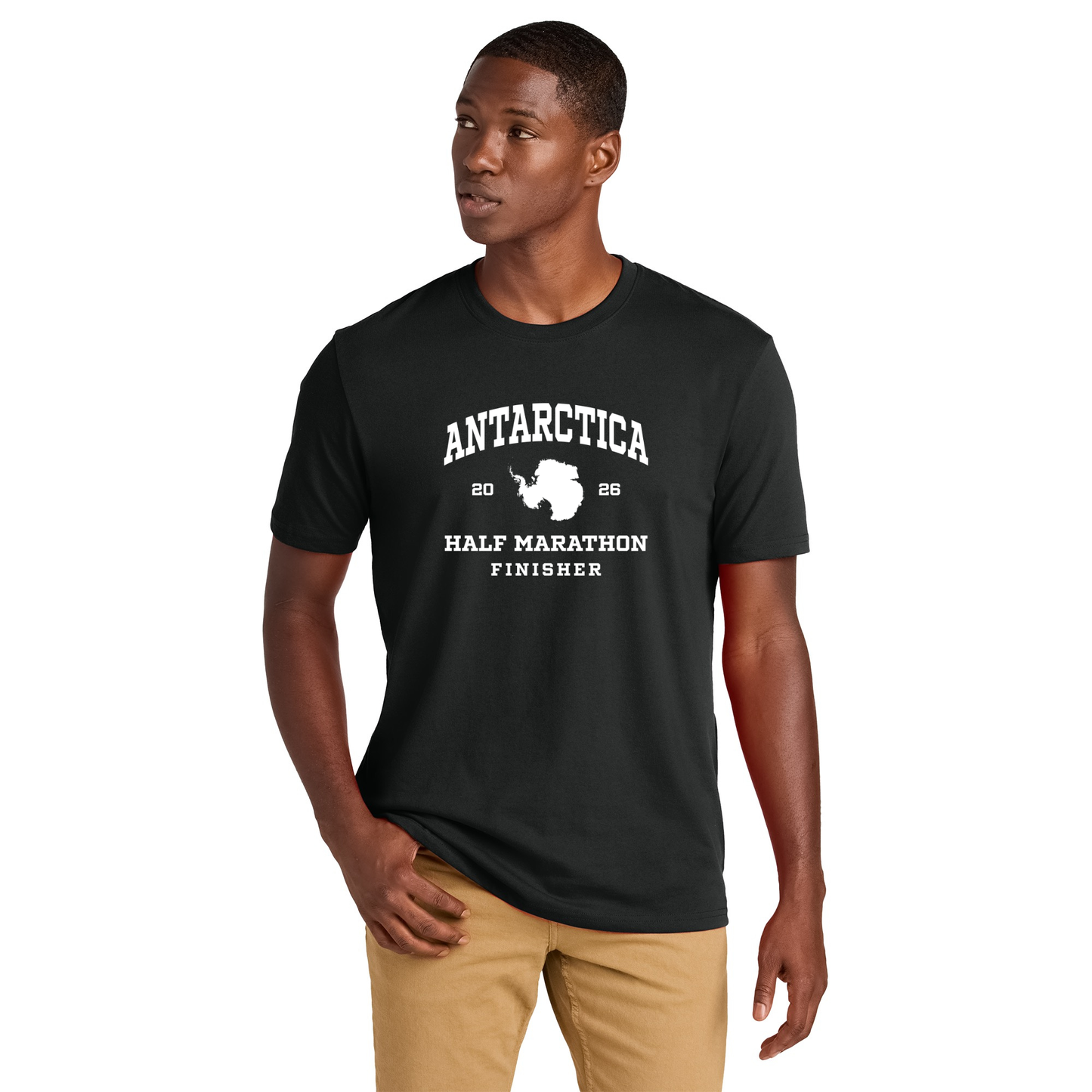 Antartica Marathon Finisher 2026 - Nike Men's Team rLegend Tee Black (NKDX8730)