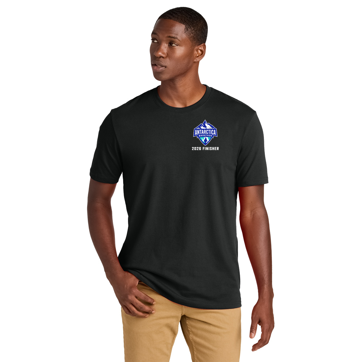 Antartica Marathon Finisher 2026 - Nike Men's Team rLegend Tee Black (NKDX8730)