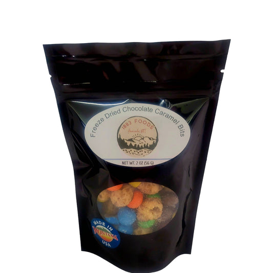 1883 Foods Freeze Dried Choco Caramel Bits - 2 OZ 18 Pack