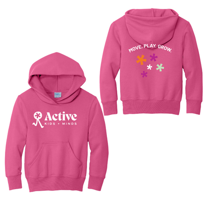 Active Kids & Minds - Youth Fleece Pullover Hooded Sweatshirt (PC90YH)