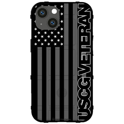 Veterans Day 2021 Army, Navy, Air Force, Marines, Coast Guard Veteran Black US American Flag & Camo Pattern Custom Printed Case Design for Apple, Samsung, Google & Motorola Phone Models