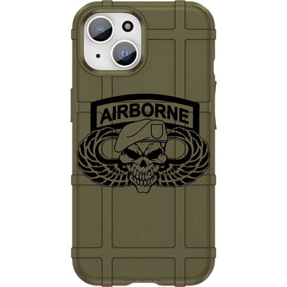 U.S. Army Airborne Division Patch Custom Printed Case Design for Apple, Samsung, Google & Motorola Phone Models