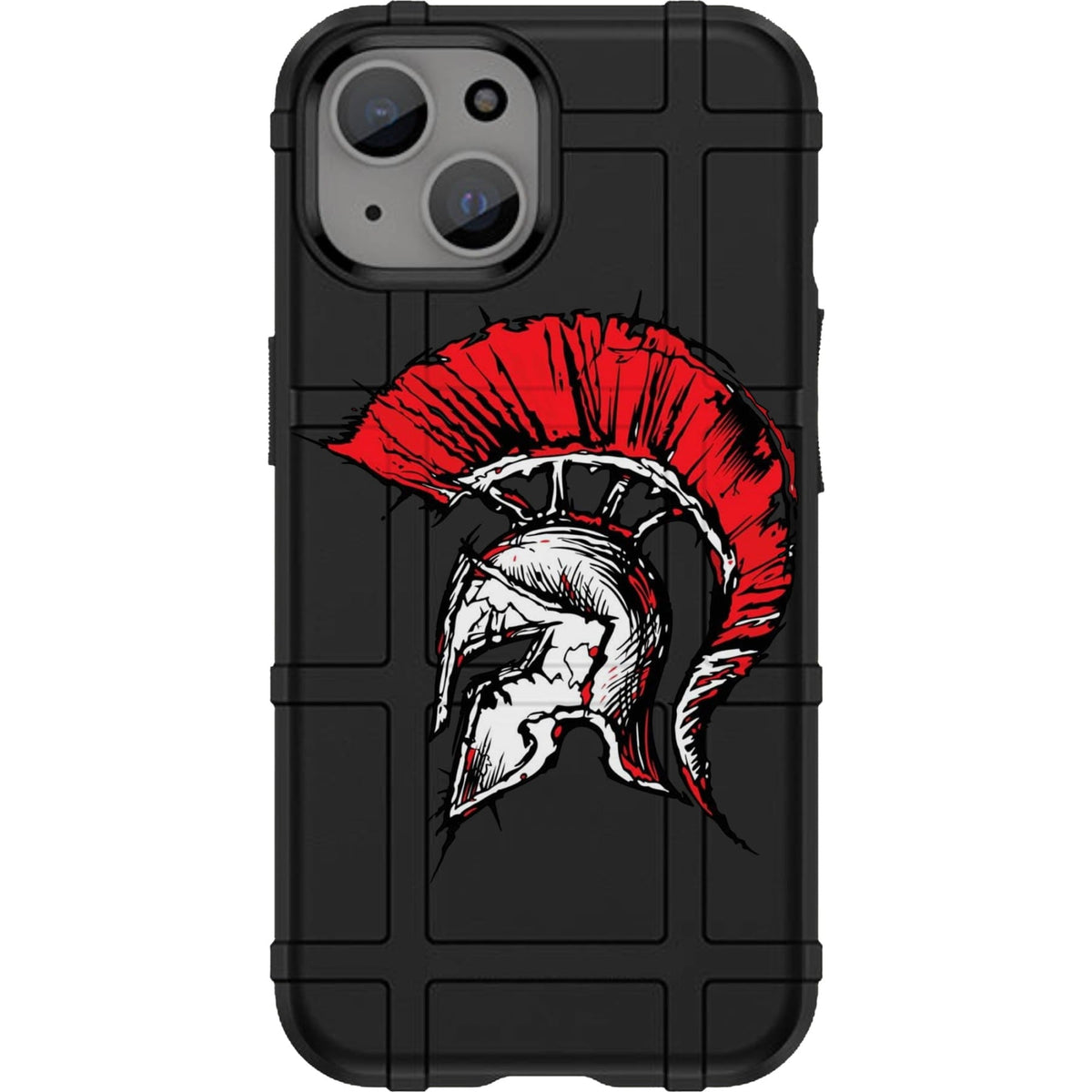 Red or Blue Spartan Custom Printed Case Design for Apple, Samsung, Google & Motorola Phone Models