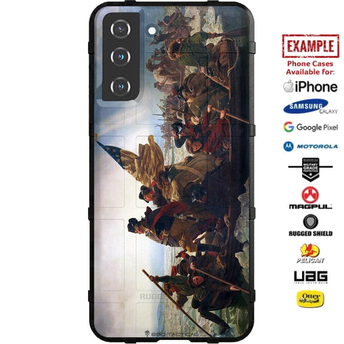 George Washington Crossing the Delaware River Custom Printed Case Design for Apple, Samsung, Google & Motorola Phone Models