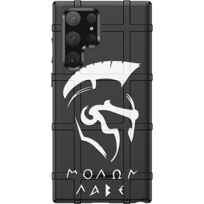 US Flag, Black or White Spartan Molon Labe Custom Printed Case Design for Apple, Samsung, Google & Motorola Phone Models