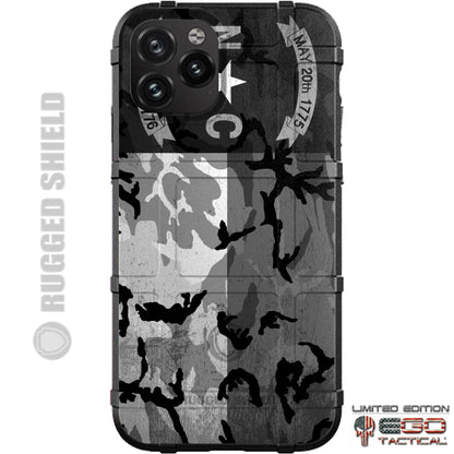 Camouflage North Carolina State Flag Custom Printed Case Design for Apple, Samsung, Google & Motorola Phone Models [Color or Subdued]