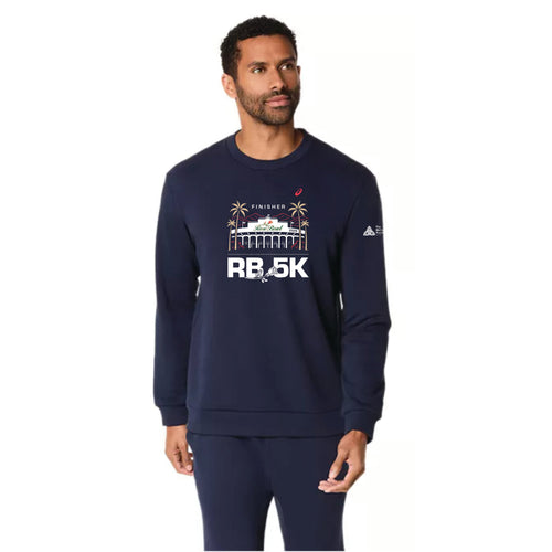 2026 Rose Bowl 5K *FINISHER* - ASICS Sweat Crew Neck Top Midnight (2031E908) (RB26-25)