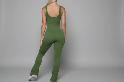 Phia WaveTrim Ribbed Jumpsuit