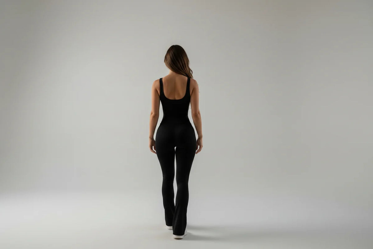 Phia WaveTrim Ribbed Jumpsuit