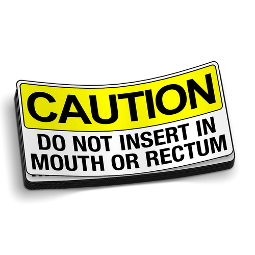 CAUTION - Do Not Insert Decal