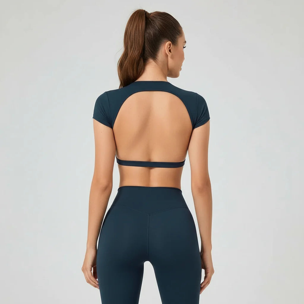 Breathable Workout Crop Top