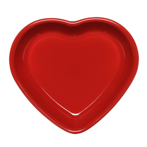 Fiestaware - Medium Heart Bowl, Scarlet