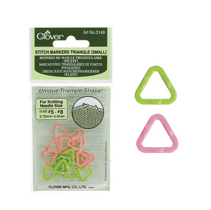 Clover Stitch Markers - Triangle