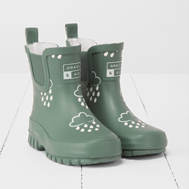 Grass & Air - Shortie Chunk Adventure Boot with Bag - Khaki