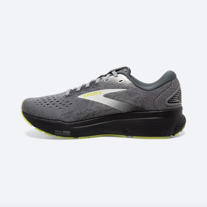 Brooks Mens Ghost 16- Primer/Grey/Lime (1104181D040)