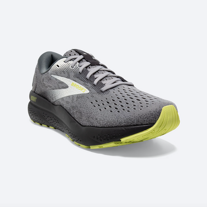 Brooks Mens Ghost 16 Wide - Primer/Grey/Lime (1104182E040)