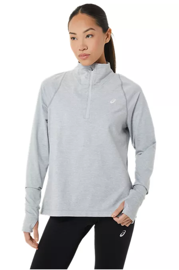 ASICS Women's Thermopolis Quarter Zip Light Grey (2012C022-021)