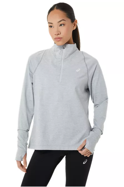 ASICS Women's Thermopolis Quarter Zip Light Grey (2012C022-021)