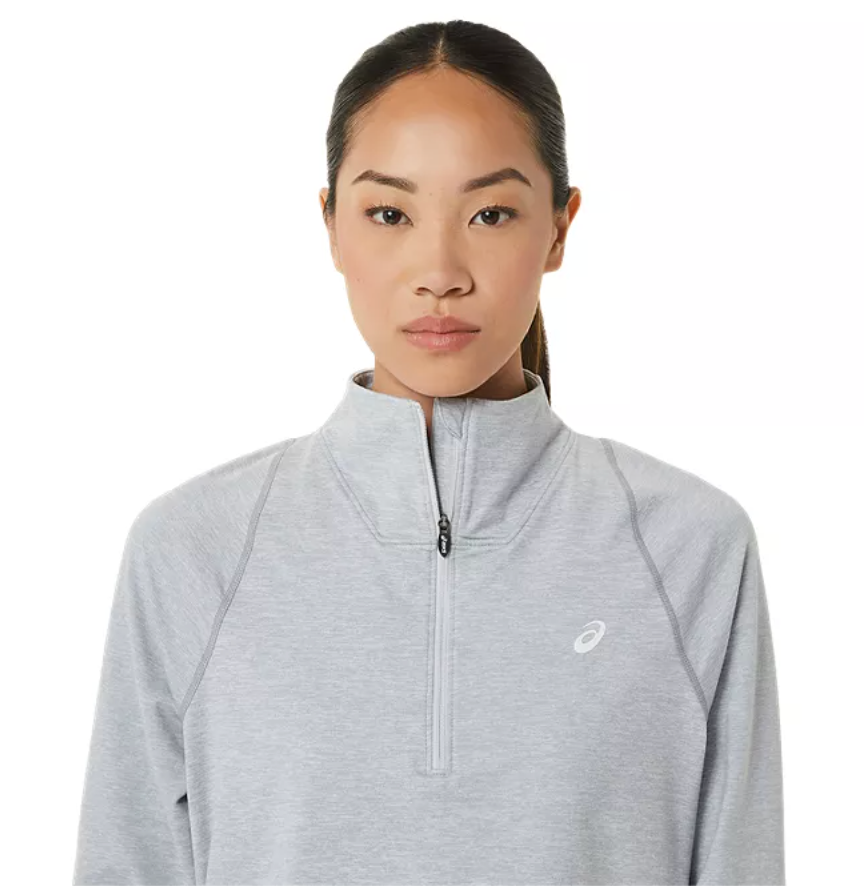 ASICS Women's Thermopolis Quarter Zip Light Grey (2012C022-021)